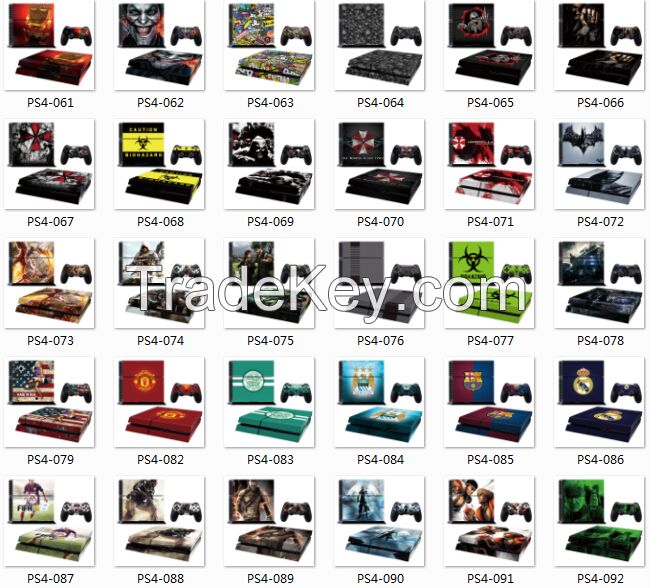 Skin Sticker For PS4 Console and Controller Various Patterns For Your Choice