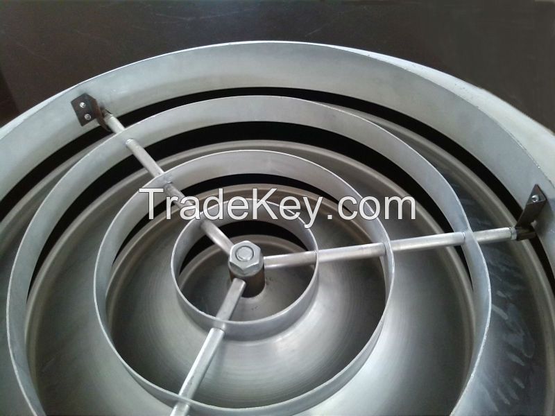 Round air diffusers