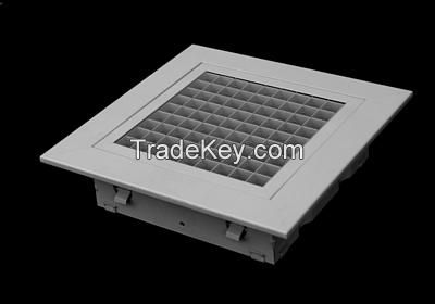 Aluminum egg-crate air grille