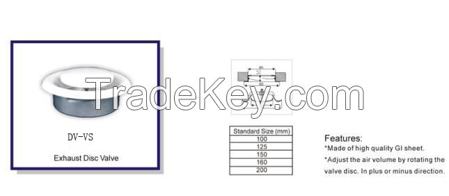 Exhaust disc valve