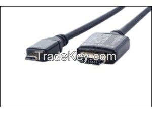 Aluminum alloy shell HDMI male to micro HDMI male cable