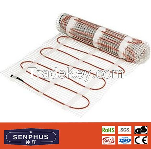 electric underfloor heating cable mat