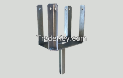 FOUR WAY HEAD FOR H BEAM GALVANIZED