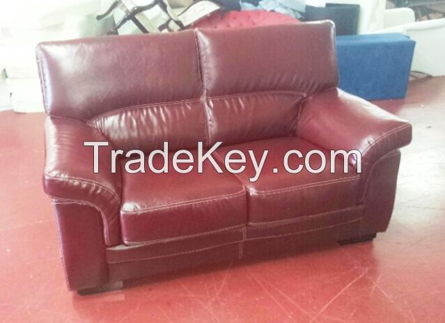 Modern sofa leather 3 ( 100% Made in italy )