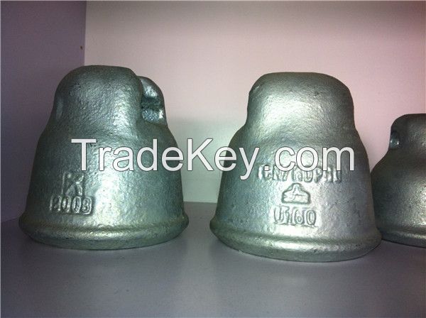 Throgh type insulator caps high tensile insulator 