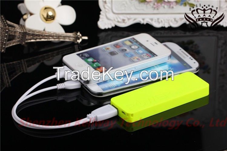 Newest Ultra-thin 5600mah perfume polymer mobile power bank Polymer Powerbank Charger Battery for Galaxy S5 iPhone 5S 5