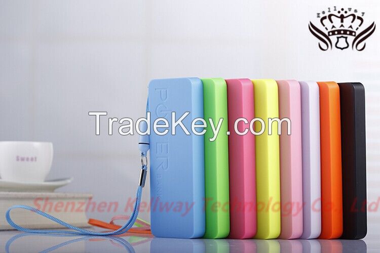 Newest Ultra-thin 5600mah perfume polymer mobile power bank Polymer Powerbank Charger Battery for Galaxy S5 iPhone 5S 5