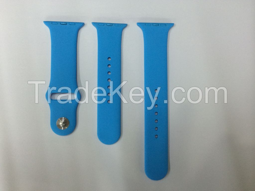 silicone watch band for Apple watch(with connector)