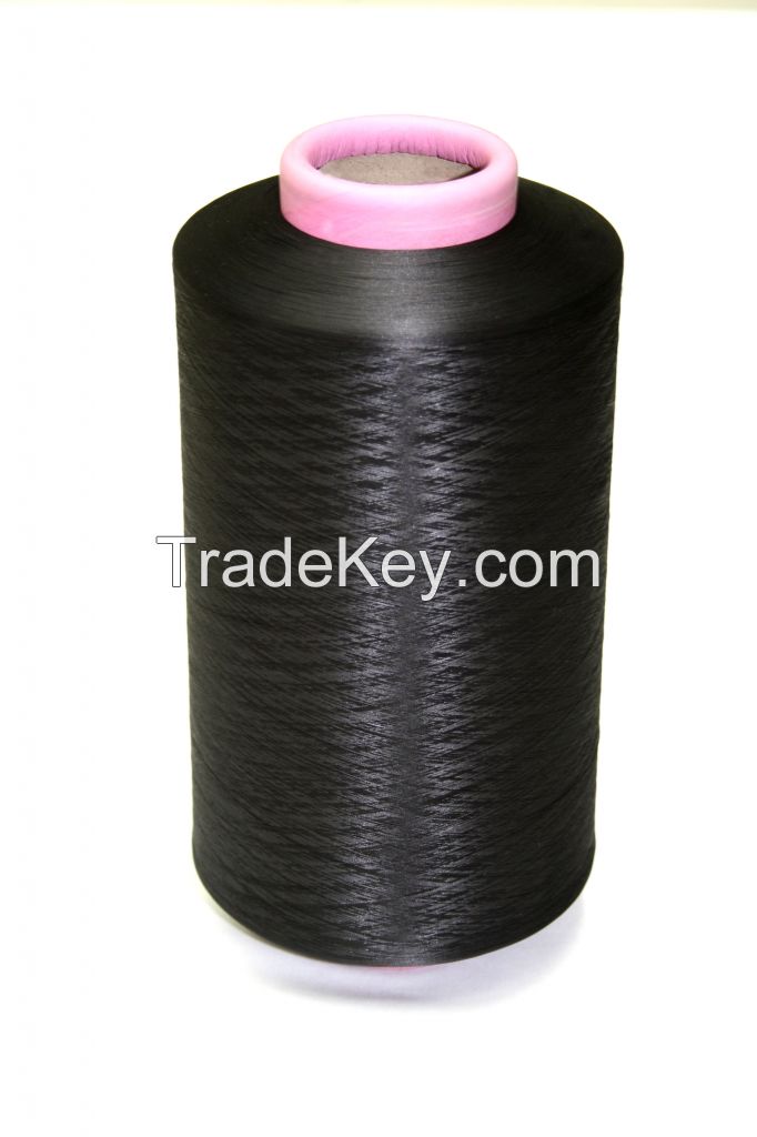 Polyester dope dyed dty 150d/144f high intermingled