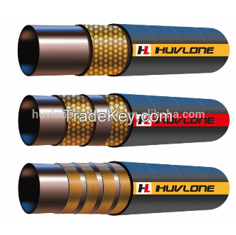 High pressure oil tube hydraulic rubber hose steel wire rubber hose