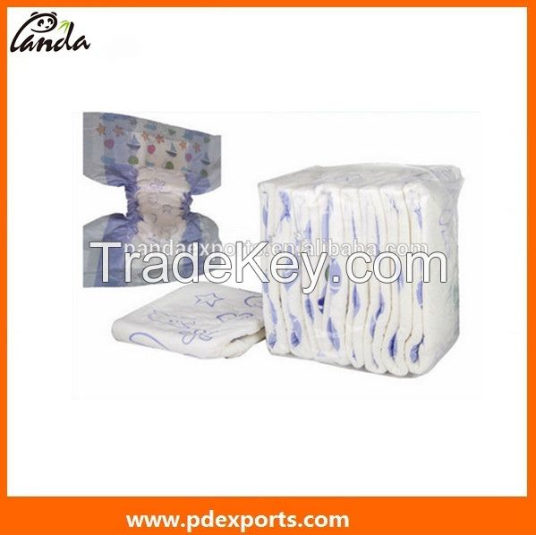 ABDL baby print super absorbency thick adult diapers By Weifang Panda Exp.  & imp. co., Ltd