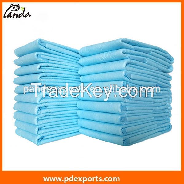 Comfortable disposable underpad for adult care