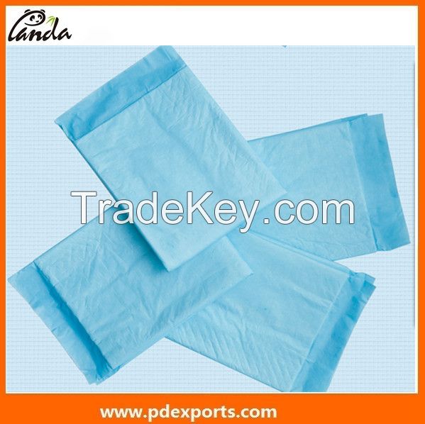 Comfortable disposable underpad for adult care