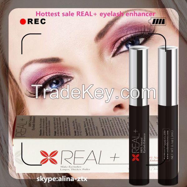 Hottest sale Real+ eyelash enhancer professional eyelash serum made in China