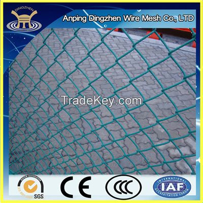 High elasticity PVC coated chain link fence
