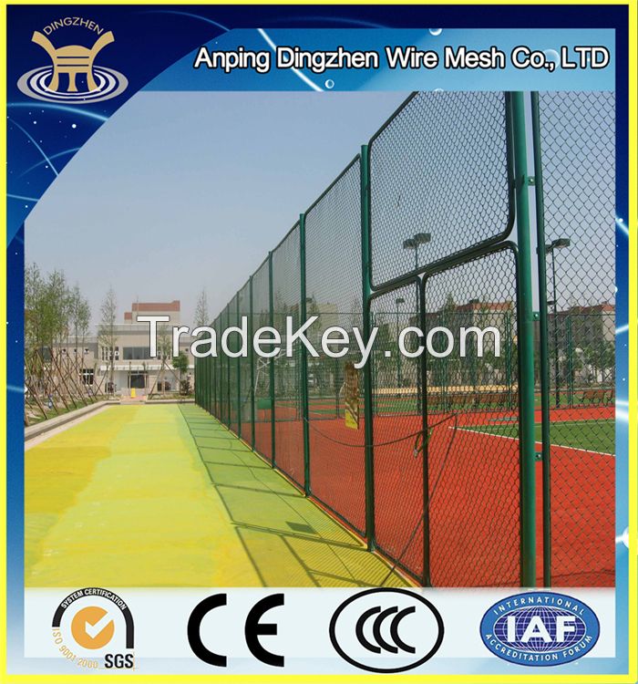 High elasticity PVC coated chain link fence