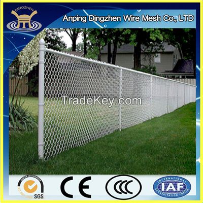 High elasticity PVC coated chain link fence