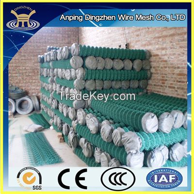 High elasticity PVC coated chain link fence