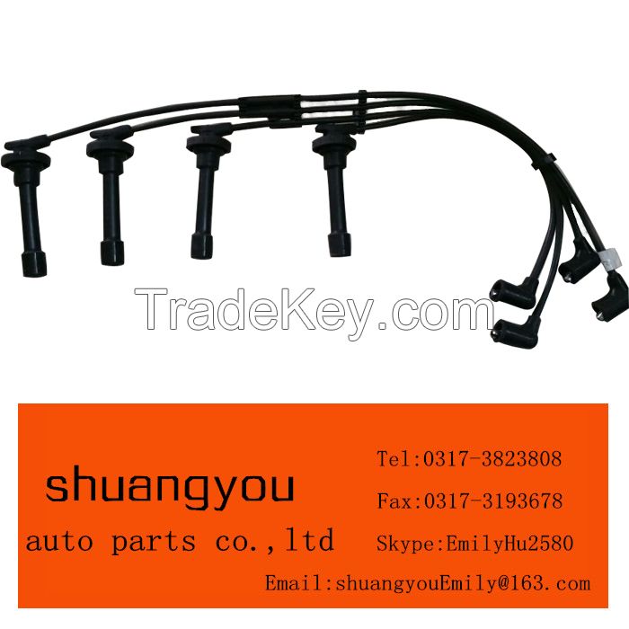 OEM brand auto cable set auto wire auto coil spark plug wire for car honda with good quality cheap price