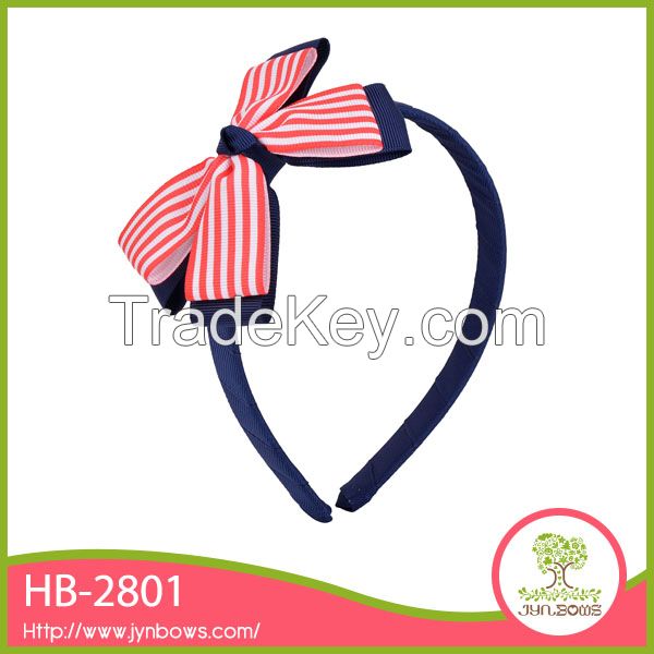 Grosgrain Ribbon Hair Bows With Headband