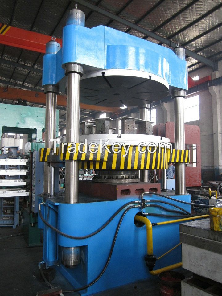 Steam heating large frame hot press