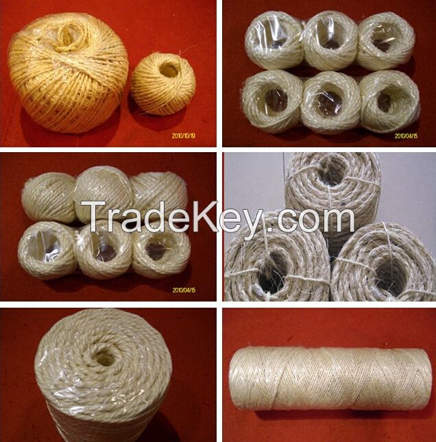 6mm to 38mm unoiled 40mm sisal rope 