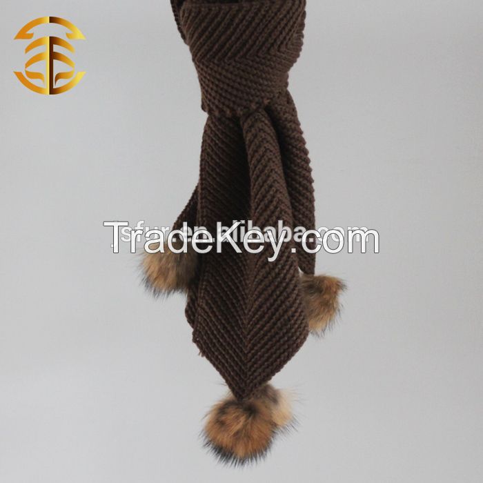 Fur Wool Scarf