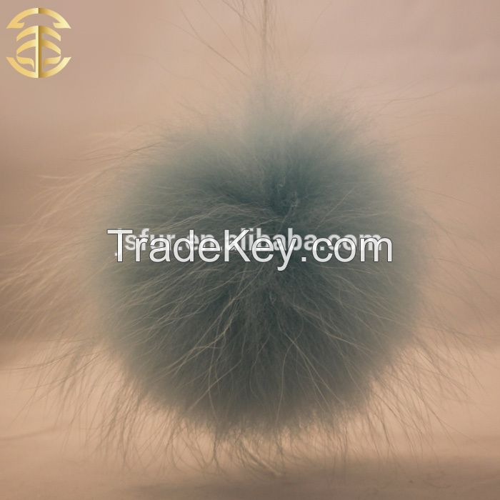 Genuine Raccoon Dog Fur Ball 