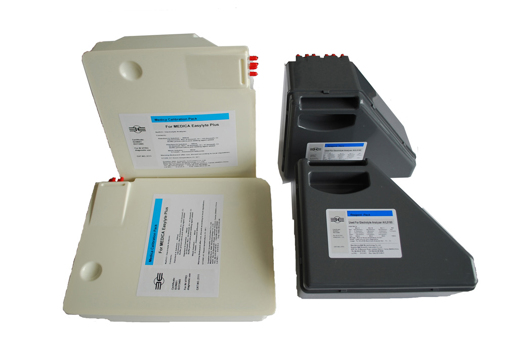 Calibration pack and reagent (AVL, Medica Easylyte)