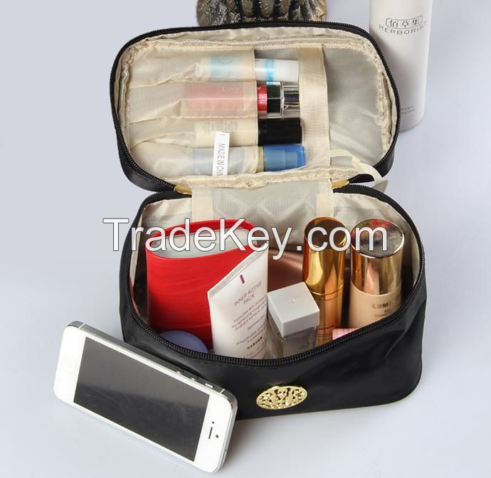 cosmetic bag with compartments