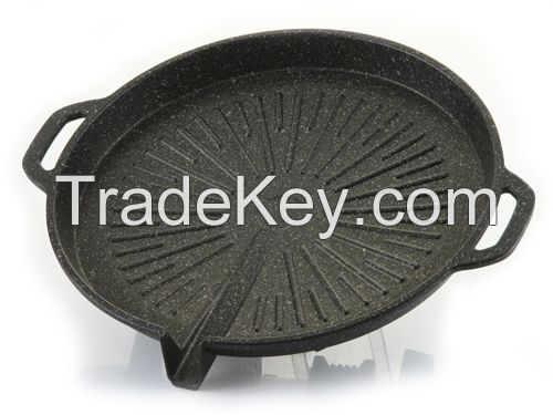 Aluminum die-casting grill pan