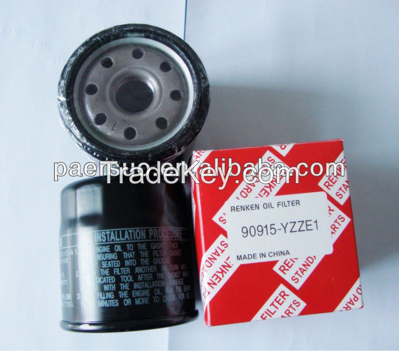 TOYOTA COROLLA oil filter 90915-YZZE1.Toyota Filter