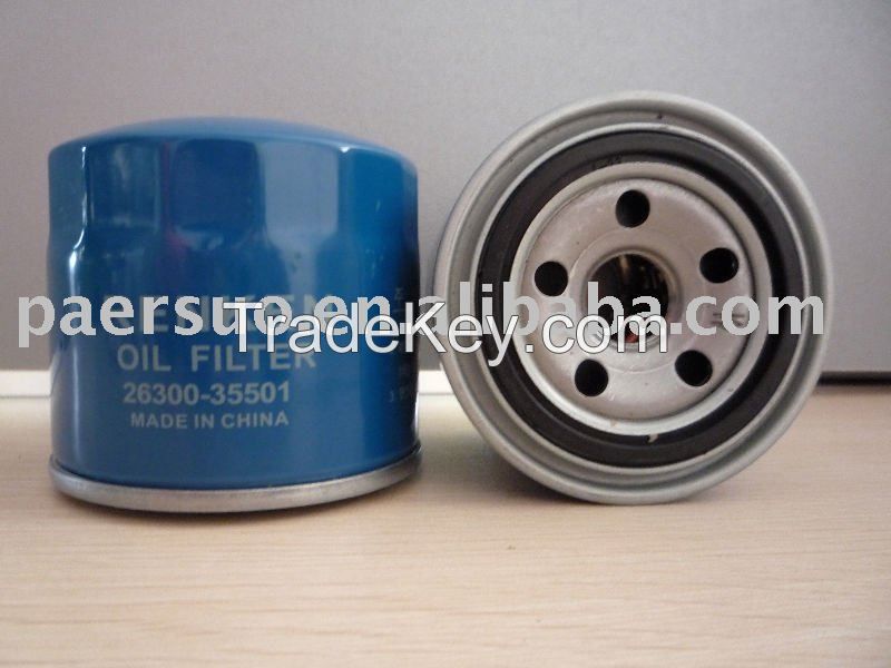 Hyundai oil filters 26300-35501 .Kia filters