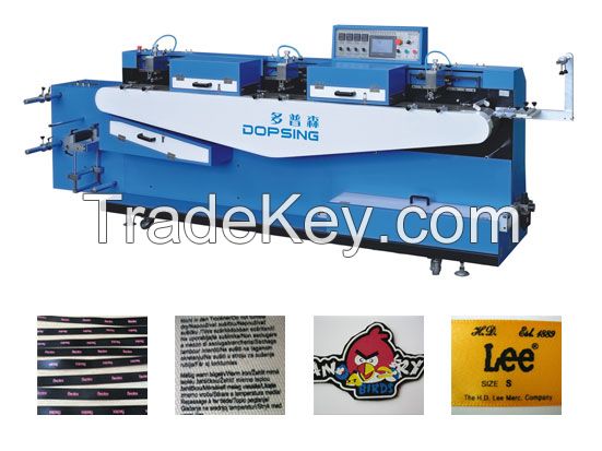 Fully Auto label ribbon/Garment label screen printing machine