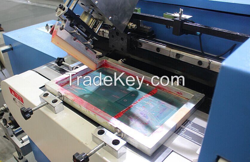Apparel label/care label/garment textile label screen printing machine manufacturer