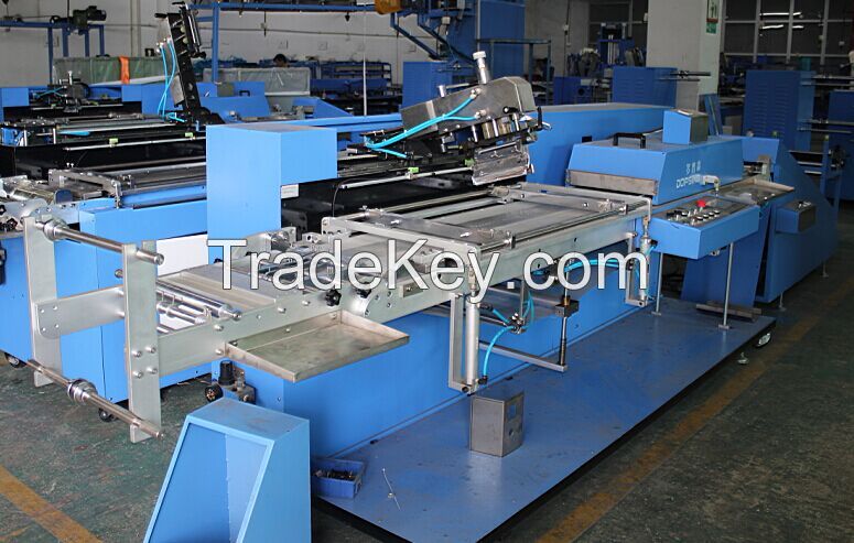 satin label screen printing machine/lanyard ribbons screen printing machine