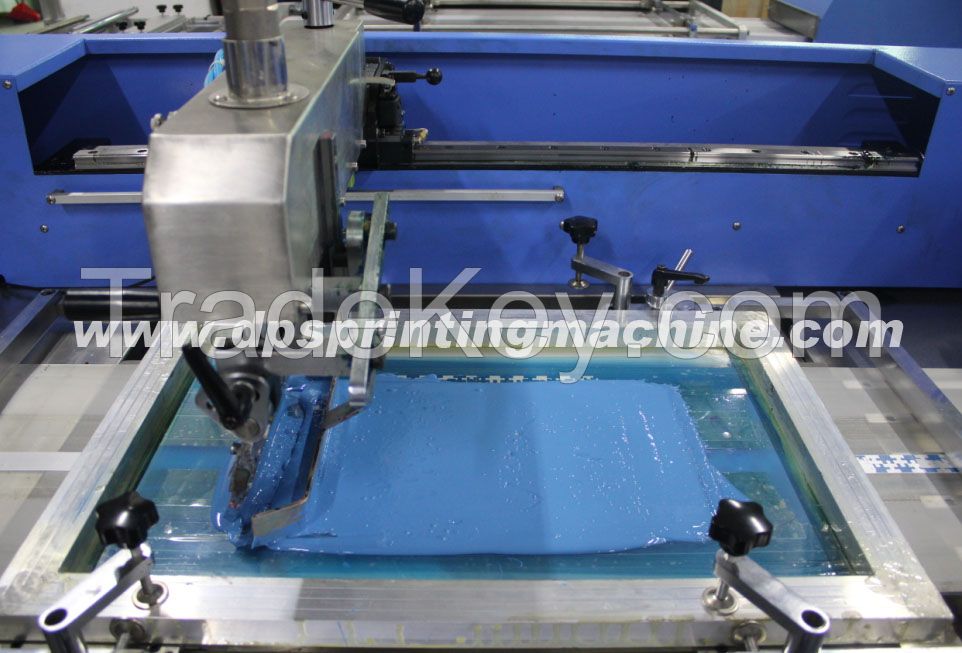 Apparel label/care label/garment textile label screen printing machine manufacturer