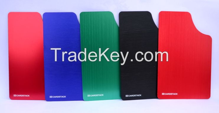 aluminum card anodized any color aluminum card