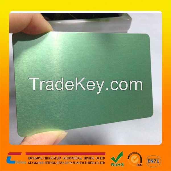 aluminum card anodized any color aluminum card