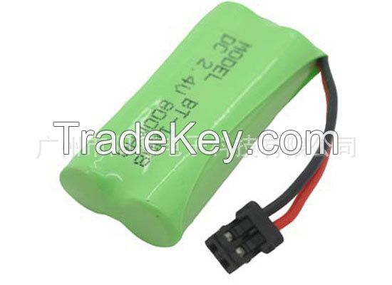 Bt-1008 DC 2.4V 800mAh Cordless Telephone Rechargeable Battery For Uniden
