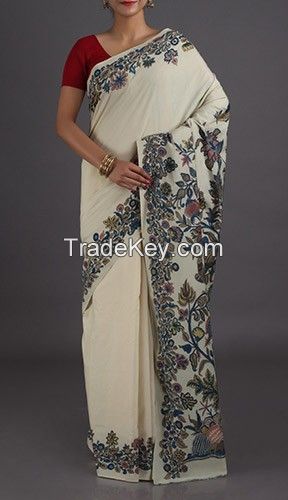 Hand Painted Silk Sarees 