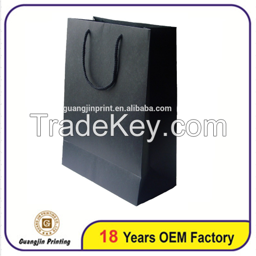 Simple Color wholesale Cosmetic Paper Shopping Bag