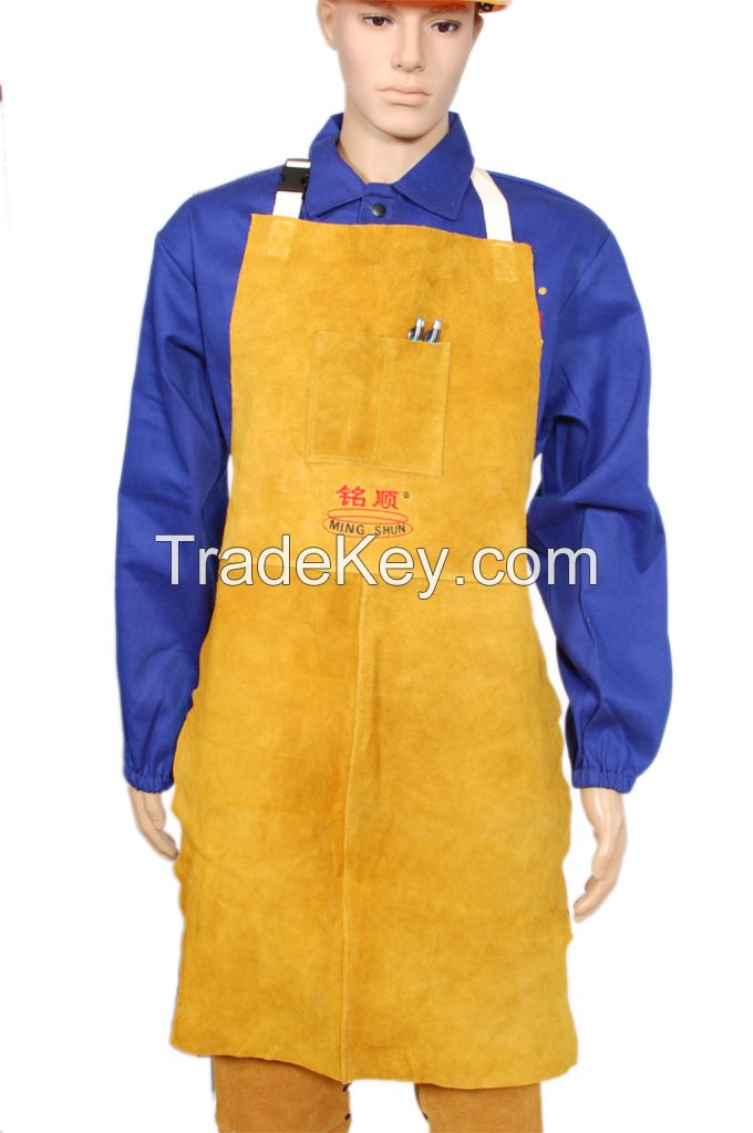 2015 Split Cowhide Welding Bib Apron 