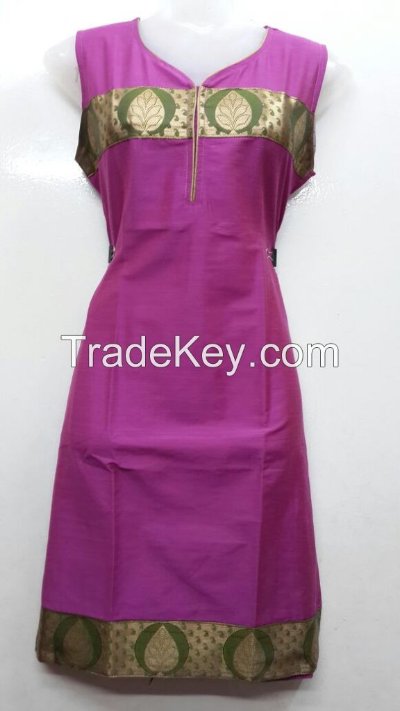 Silk Cotton Kurtis