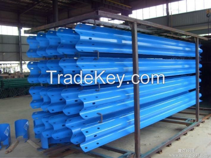 Hot Dipped Galvanized Highway Guardrail, powder coating