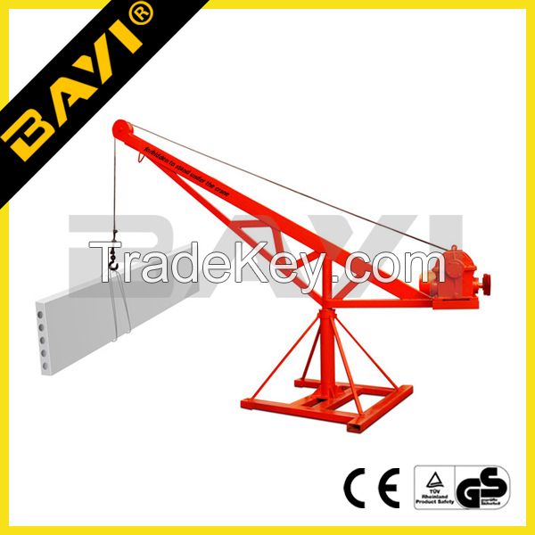 china made small swing arm crane for sale/jib crane rotate 360 degrees