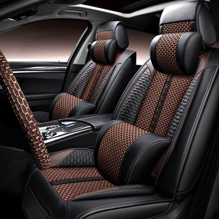 Leather car seat cover