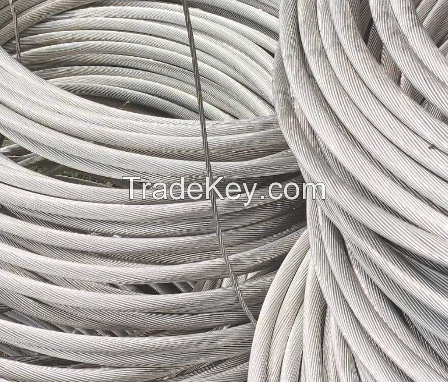 ASTM B498 1.85 mm Hot Dipped Galvanized Steel Wire for Aluminum Conductor Steel Reinforced