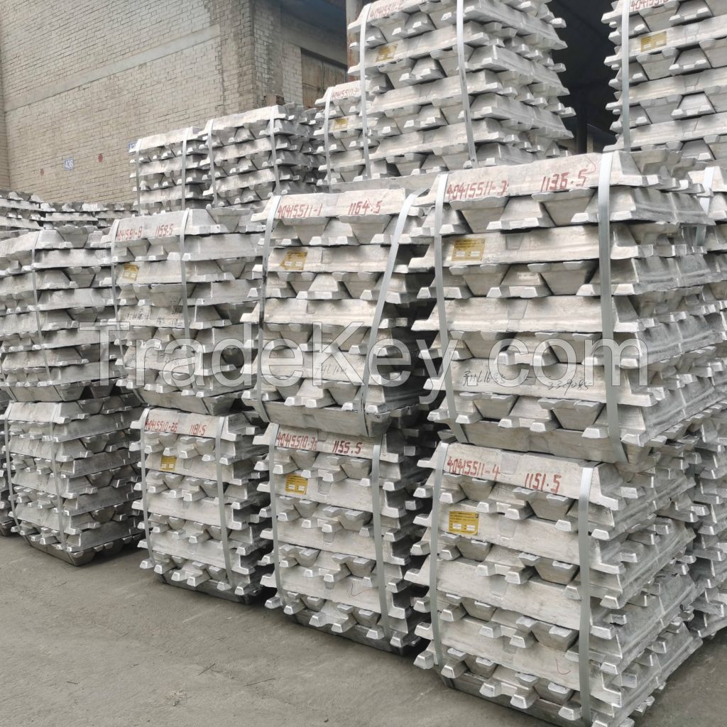 Factory wholesale adc12 pure alloy primary 99.99% 99.7% A7 AlSi12 A380 aluminium ingots