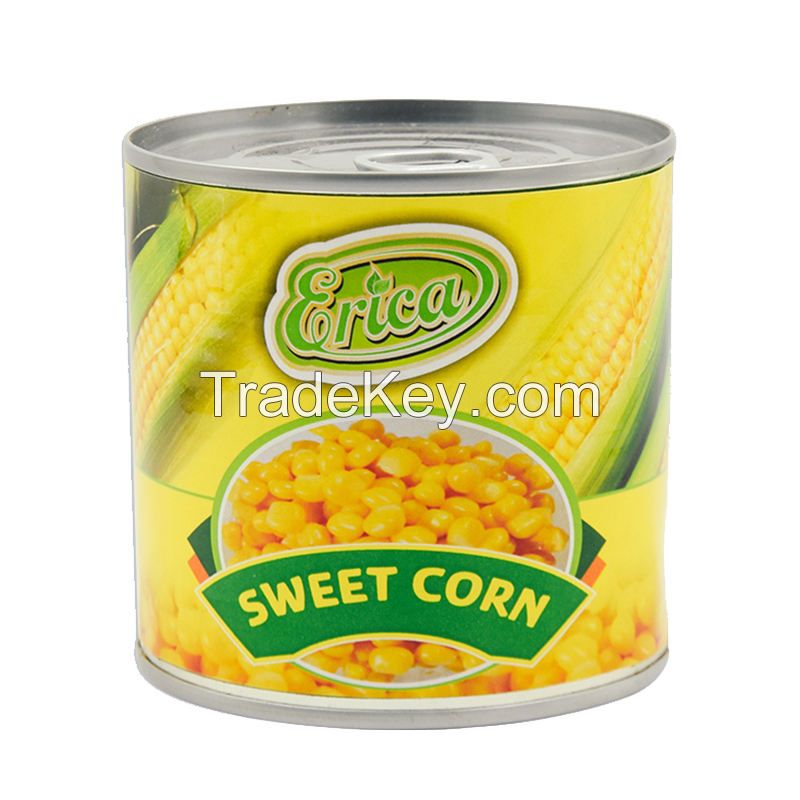 Manufacturer of Canned Sweet Corn Easy Open good taste Sweet Kernel Corn in Can